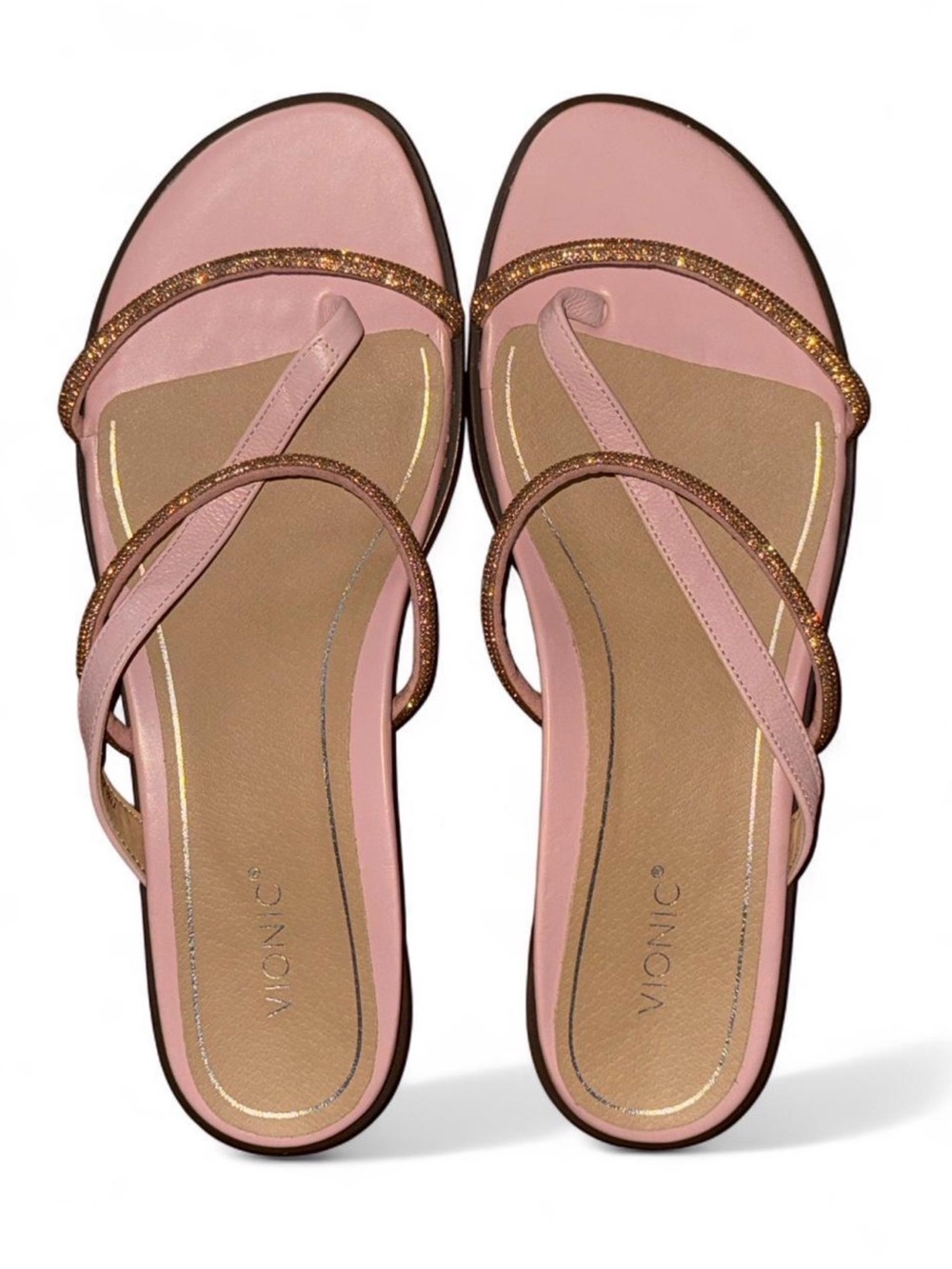VIONIC Women’s Size 11 Prism Sandals in Pink/Peach
